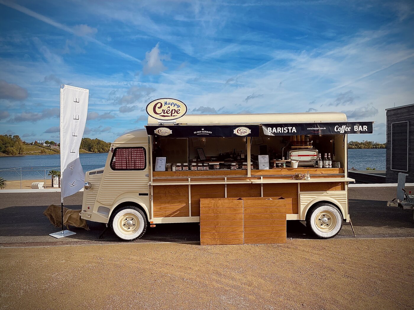 Citroën HY lange Version Hafen – großer Vintage Foodtruck Köln NRW